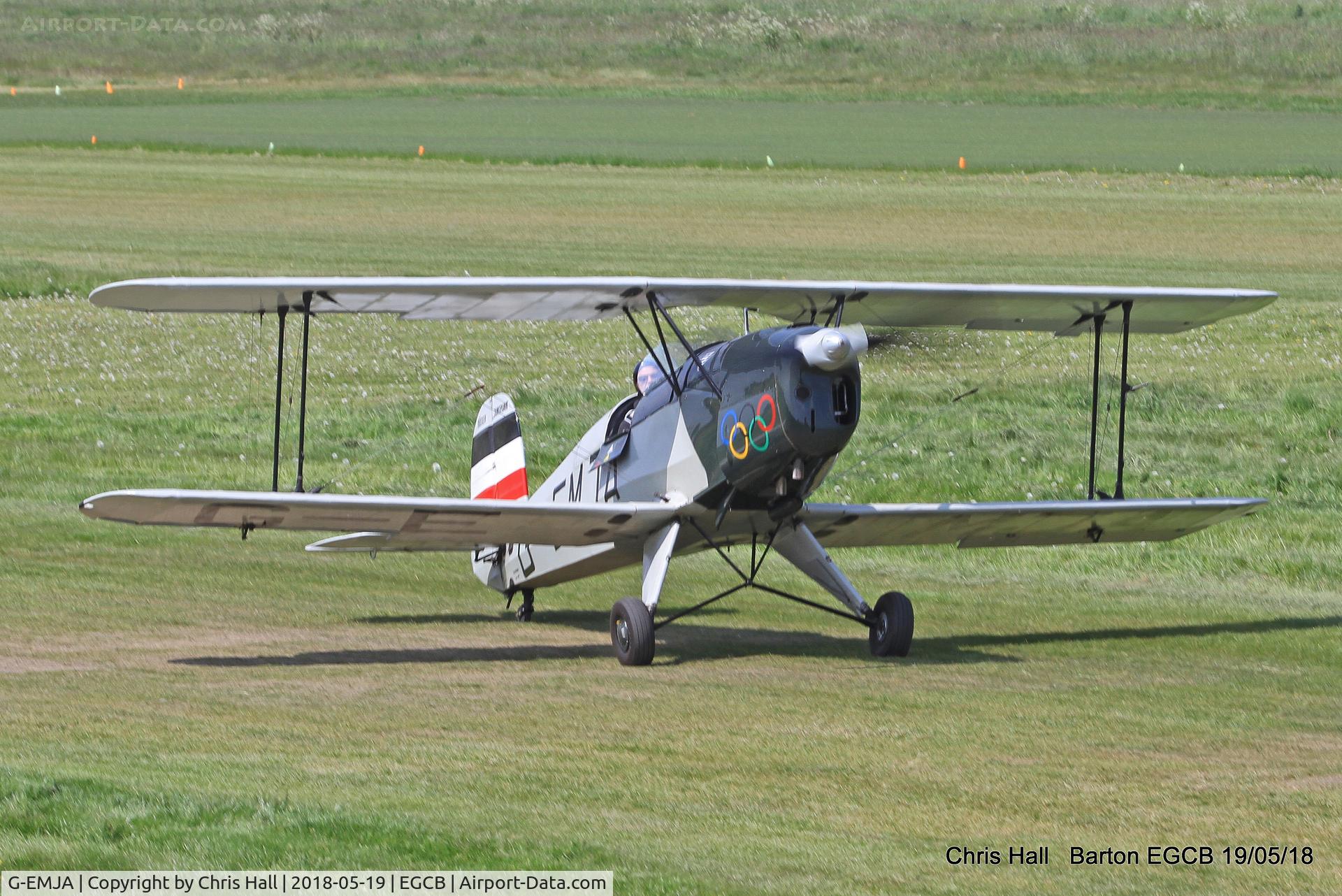 G-EMJA, 1995 CASA 1-131E Srs 2000 Replica Jungmann C/N PFA 242-12340, Barton