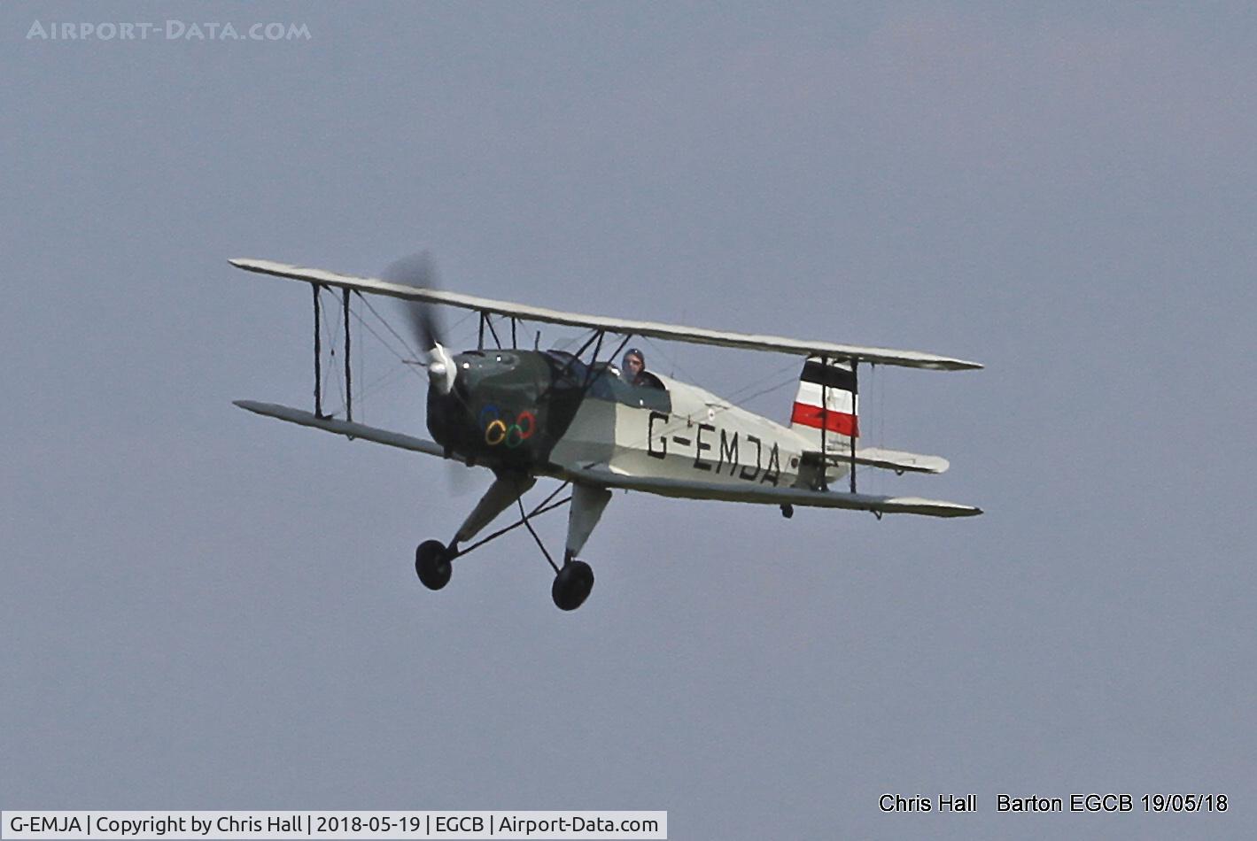 G-EMJA, 1995 CASA 1-131E Srs 2000 Replica Jungmann C/N PFA 242-12340, Barton