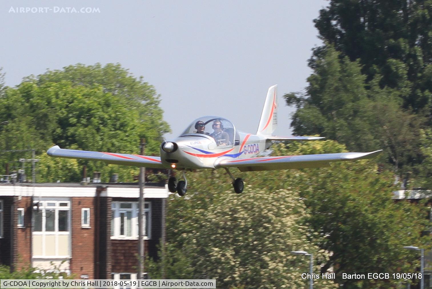 G-CDOA, 2005 Evektor-Aerotechnik EV-97 Teameurostar UK C/N 2506, Barton