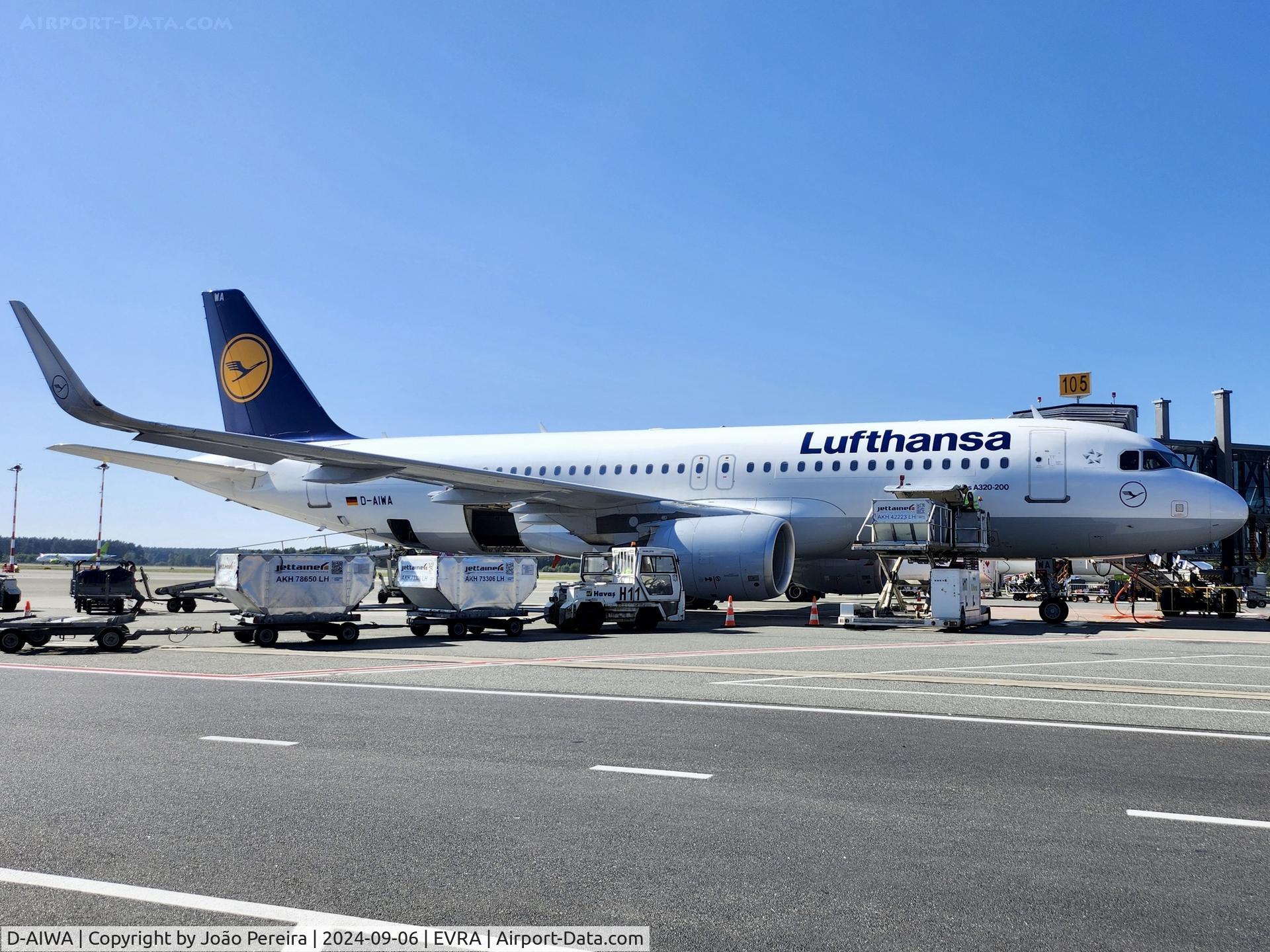 D-AIWA, 2017 Airbus A320-214 C/N 7681, Lufthansa A320 at RIX (EVRA)