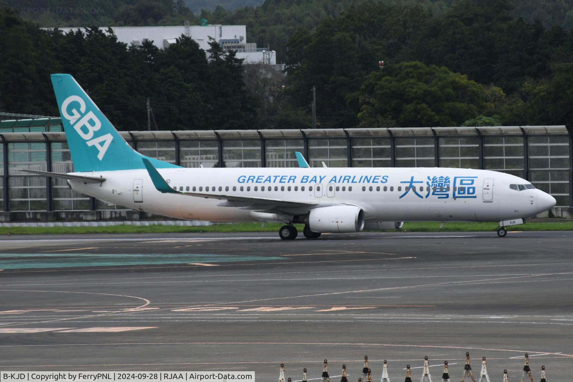 B-KJD, 2014 Boeing 737-8FH(WL) C/N 39943, Former China Airlines (B-18657) B738 now operating for Greater Bay Airlines out of Hong Kong.
