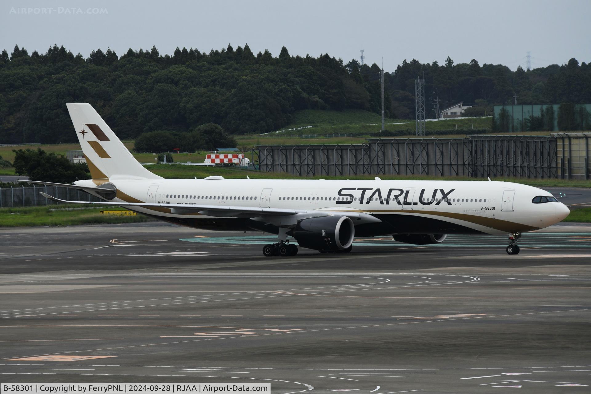 B-58301, 2021 Airbus A330-941 C/N 2003, Arrival of Starlux A339
