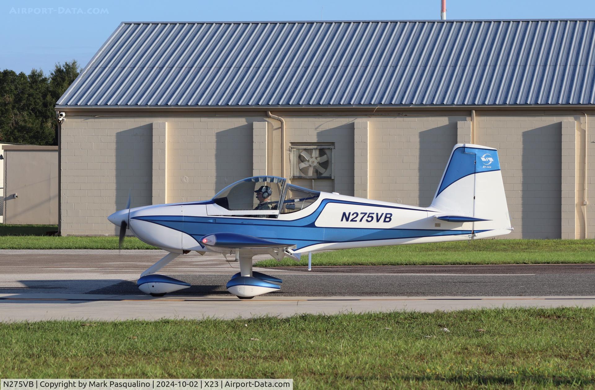 N275VB, 2024 Vans RV-14A C/N 140920, Vans RV-14A