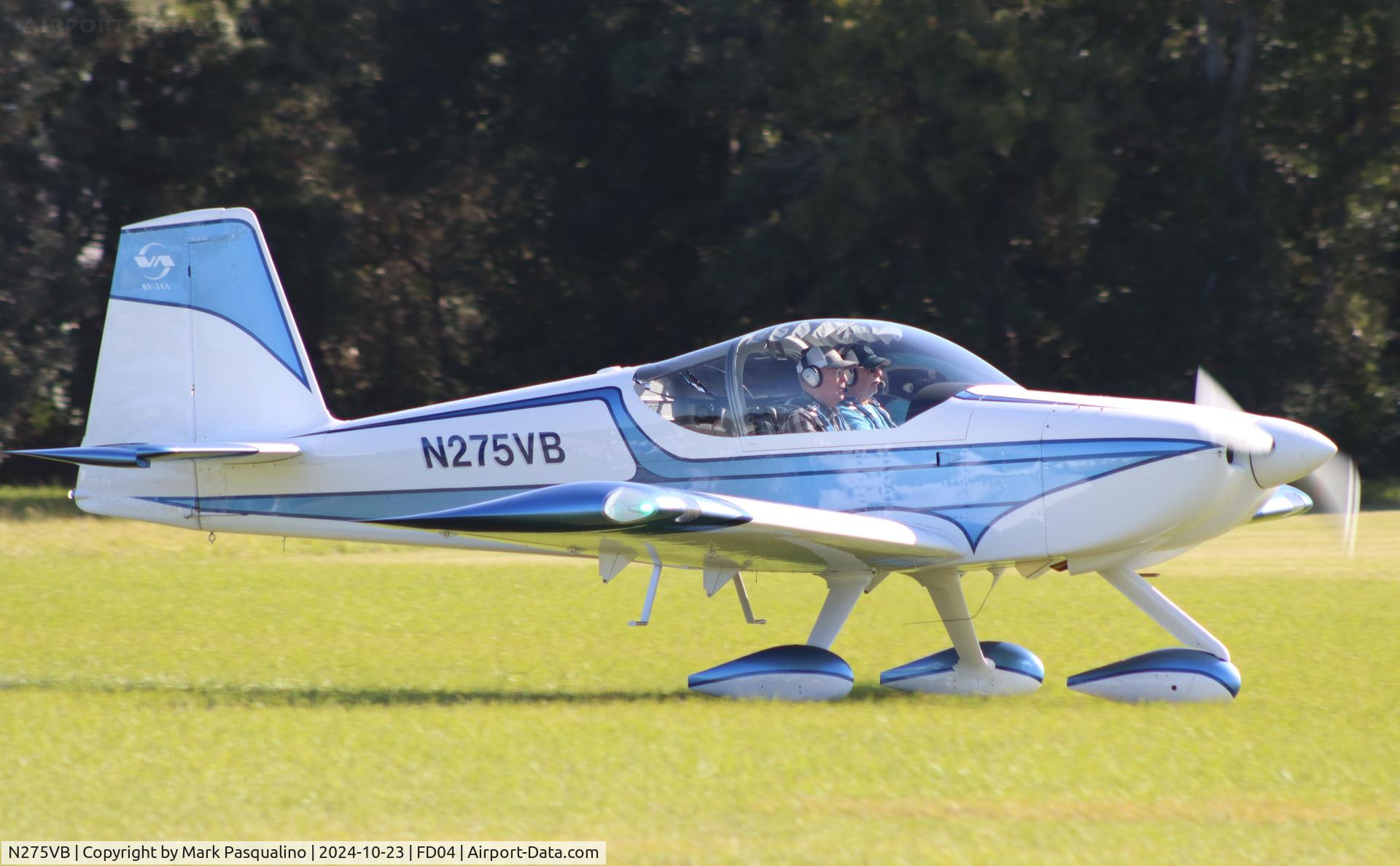 N275VB, 2024 Vans RV-14A C/N 140920, Vans RV-14A