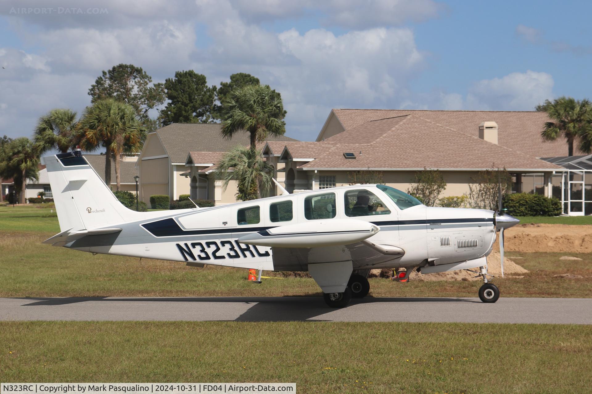 N323RC, 1980 Beech A36TC Bonanza 36 C/N EA-87, Beech A36TC
