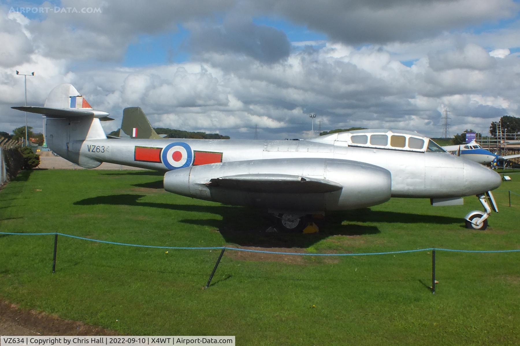 VZ634, Gloster Meteor T.7 C/N Not found VZ634, Newark Air Museum