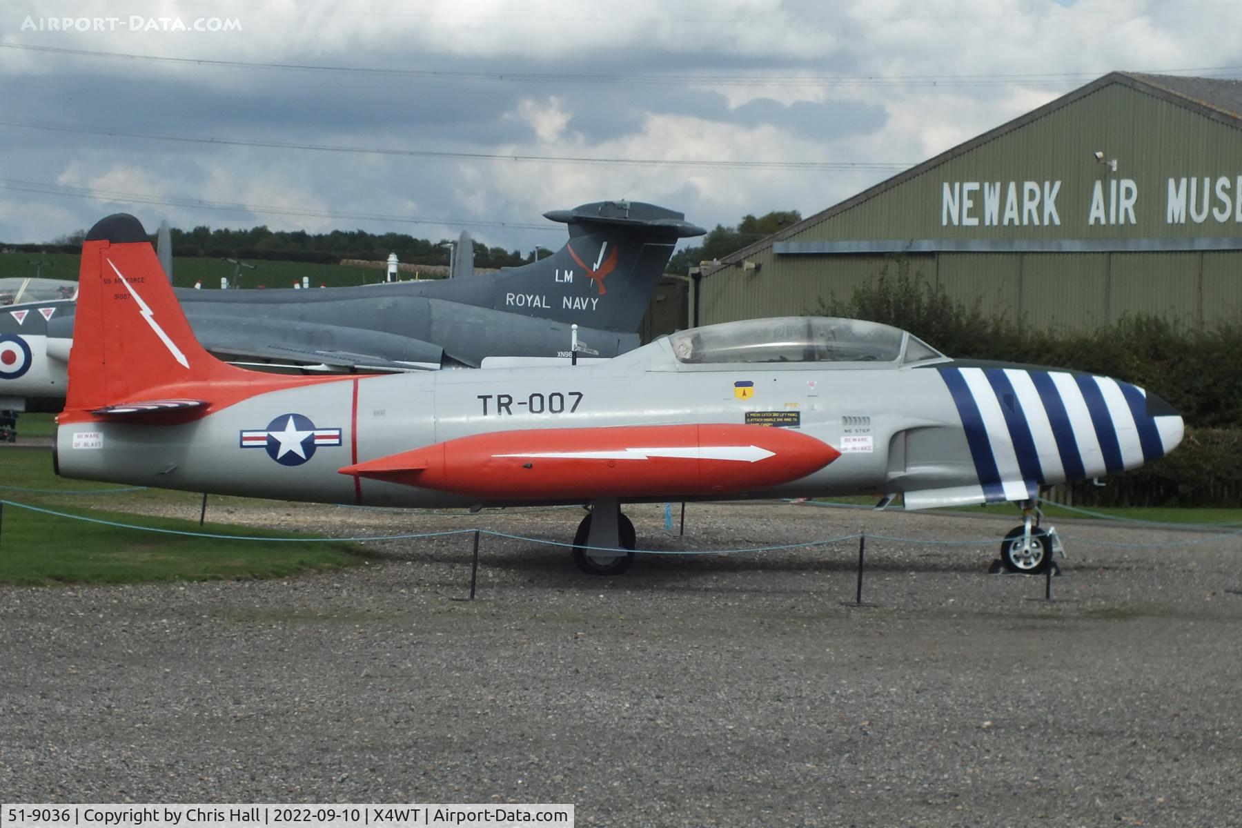 51-9036, 1951 Lockheed T-33A Shooting Star C/N 580-6820, Newark Air Museum