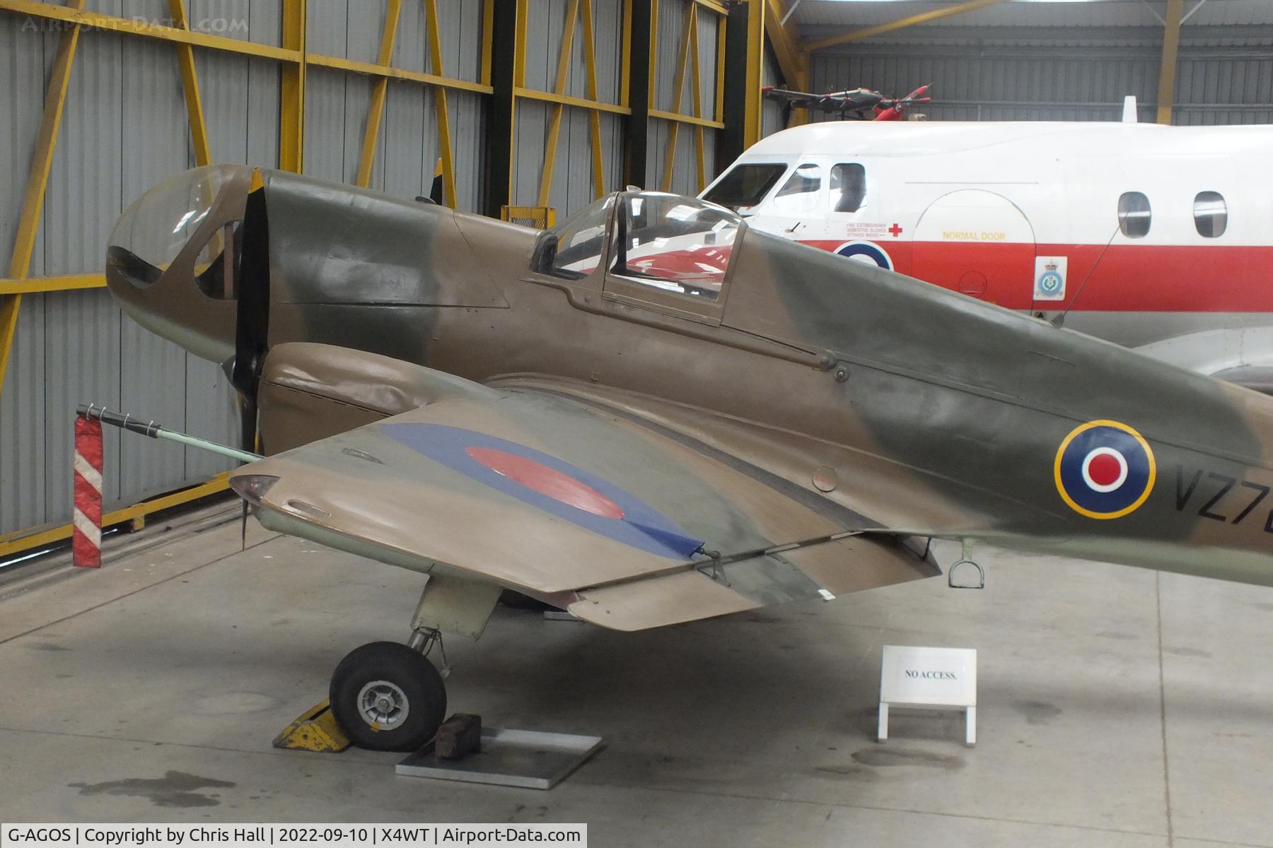 G-AGOS, Reid And Sigrist Ltd RS.4 Desford Trainer C/N 03, Newark Air Museum