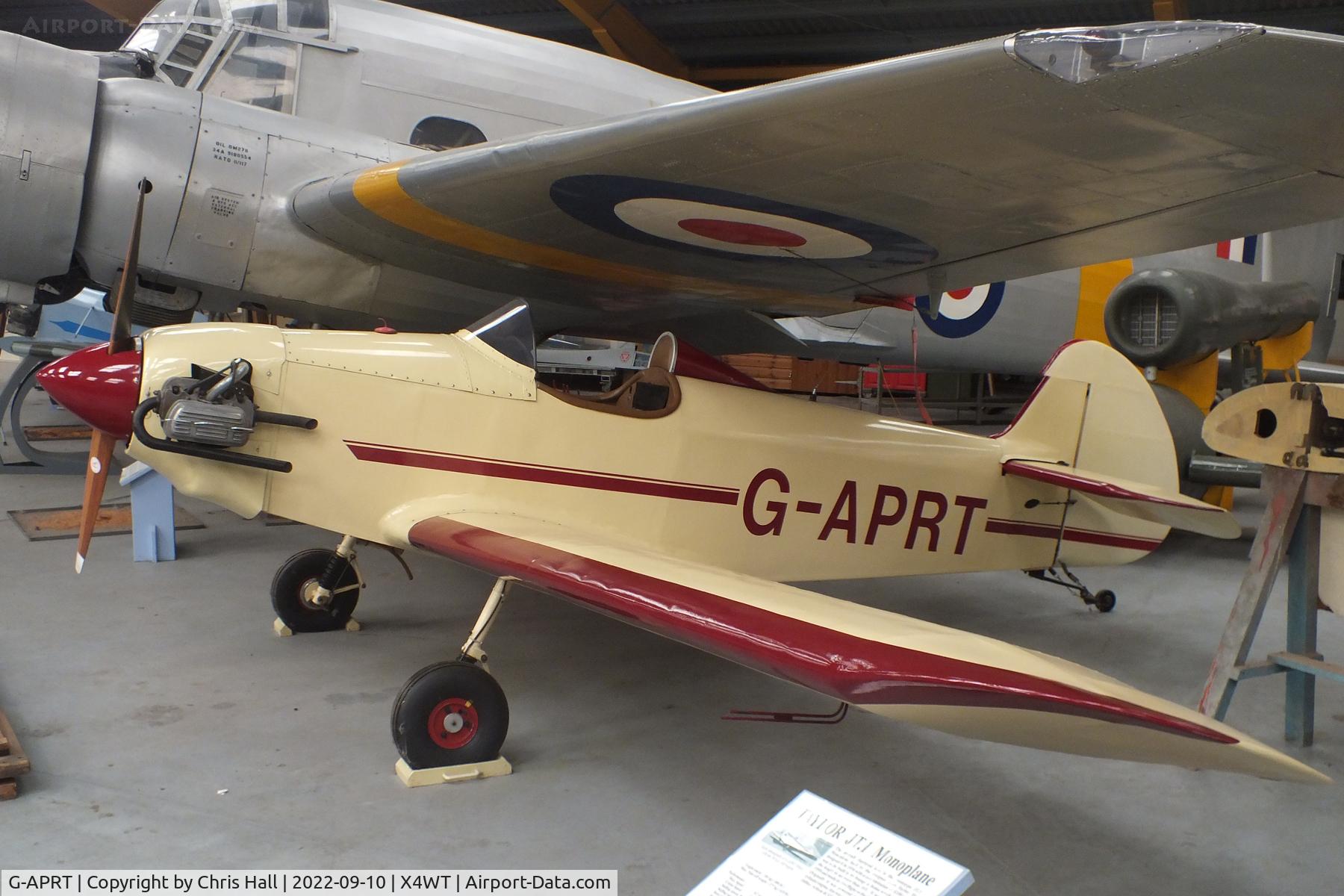 G-APRT, 1959 Taylor JT-1 Monoplane C/N PFA 537, Newark Air Museum