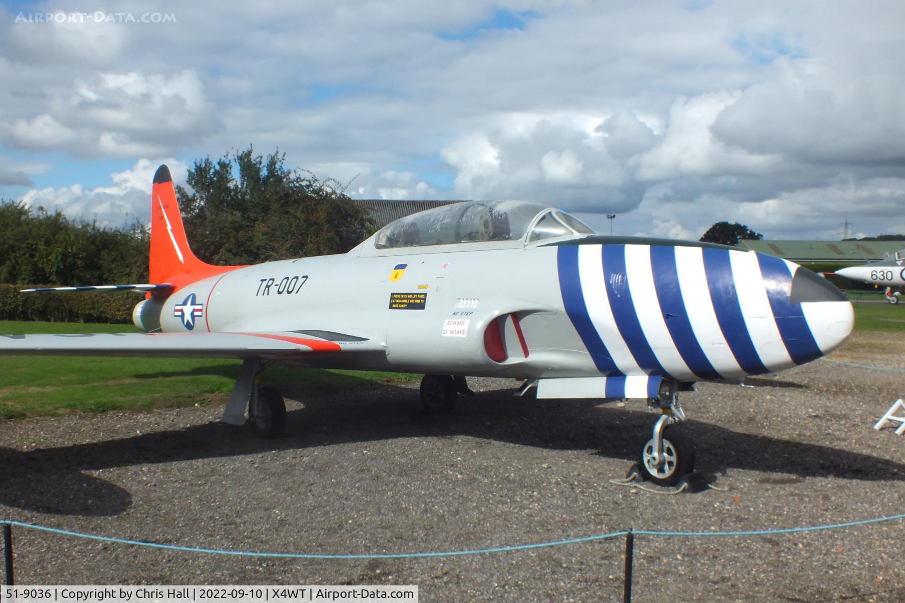 51-9036, 1951 Lockheed T-33A Shooting Star C/N 580-6820, Newark Air Museum