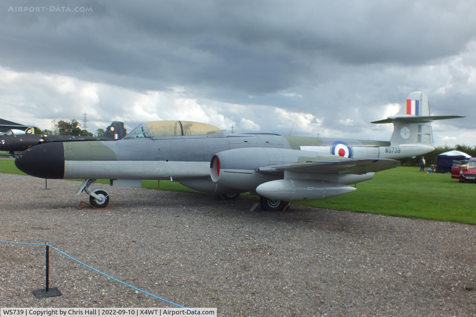 WS739, Gloster Meteor NF(T).14 C/N Not found WS739, Newark Air Museum