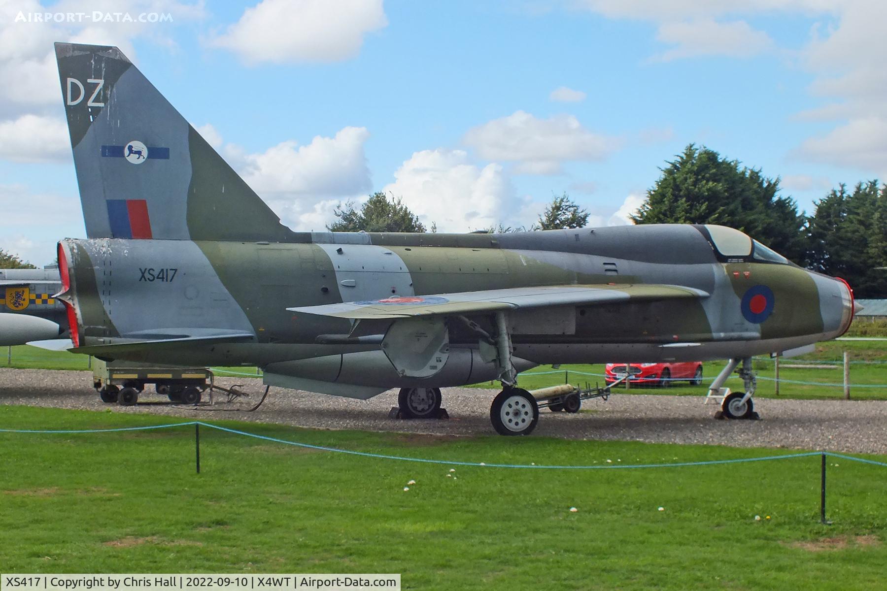 XS417, 1964 English Electric Lightning T.5 C/N 95002, Newark Air Museum