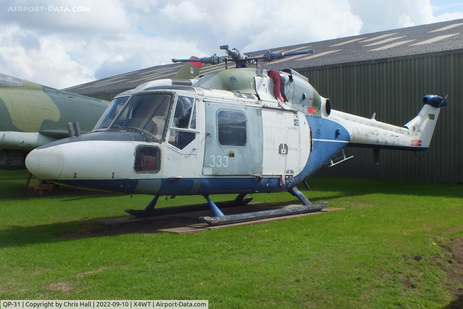 QP-31, 1978 Westland Lynx HC.28 C/N WA033, Newark Air Museum