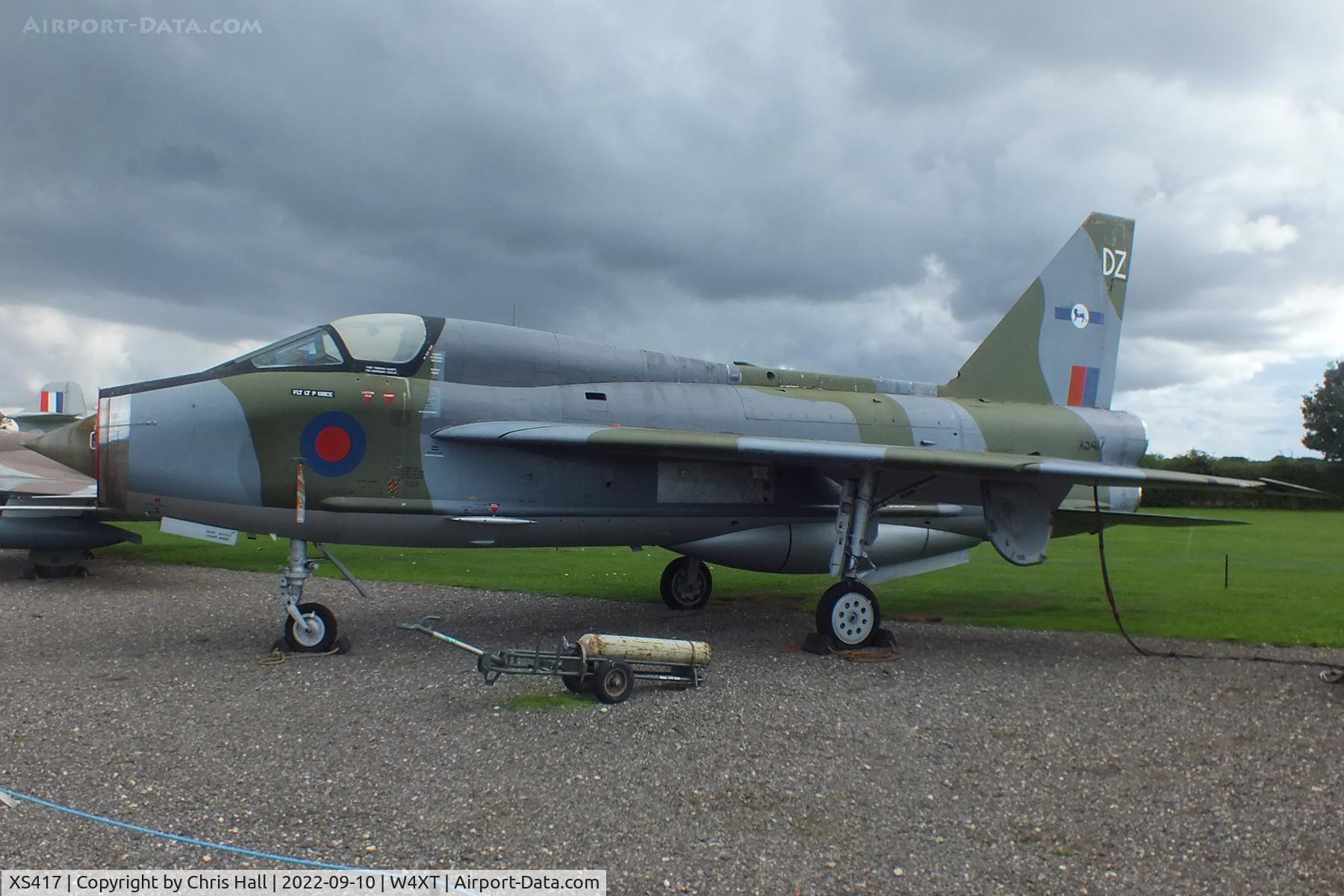 XS417, 1964 English Electric Lightning T.5 C/N 95002, Newark Air Museum