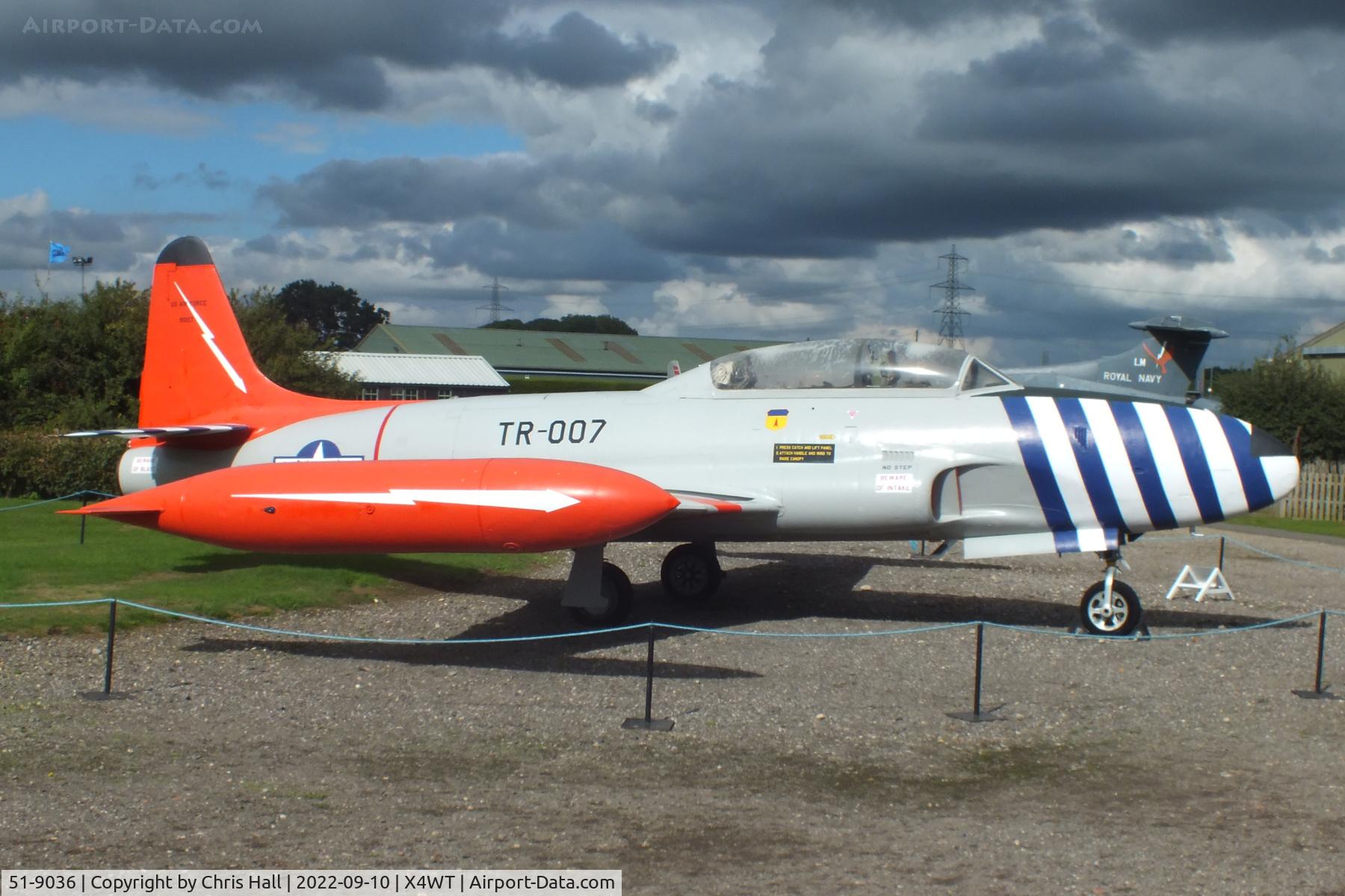 51-9036, 1951 Lockheed T-33A Shooting Star C/N 580-6820, Newark Air Museum