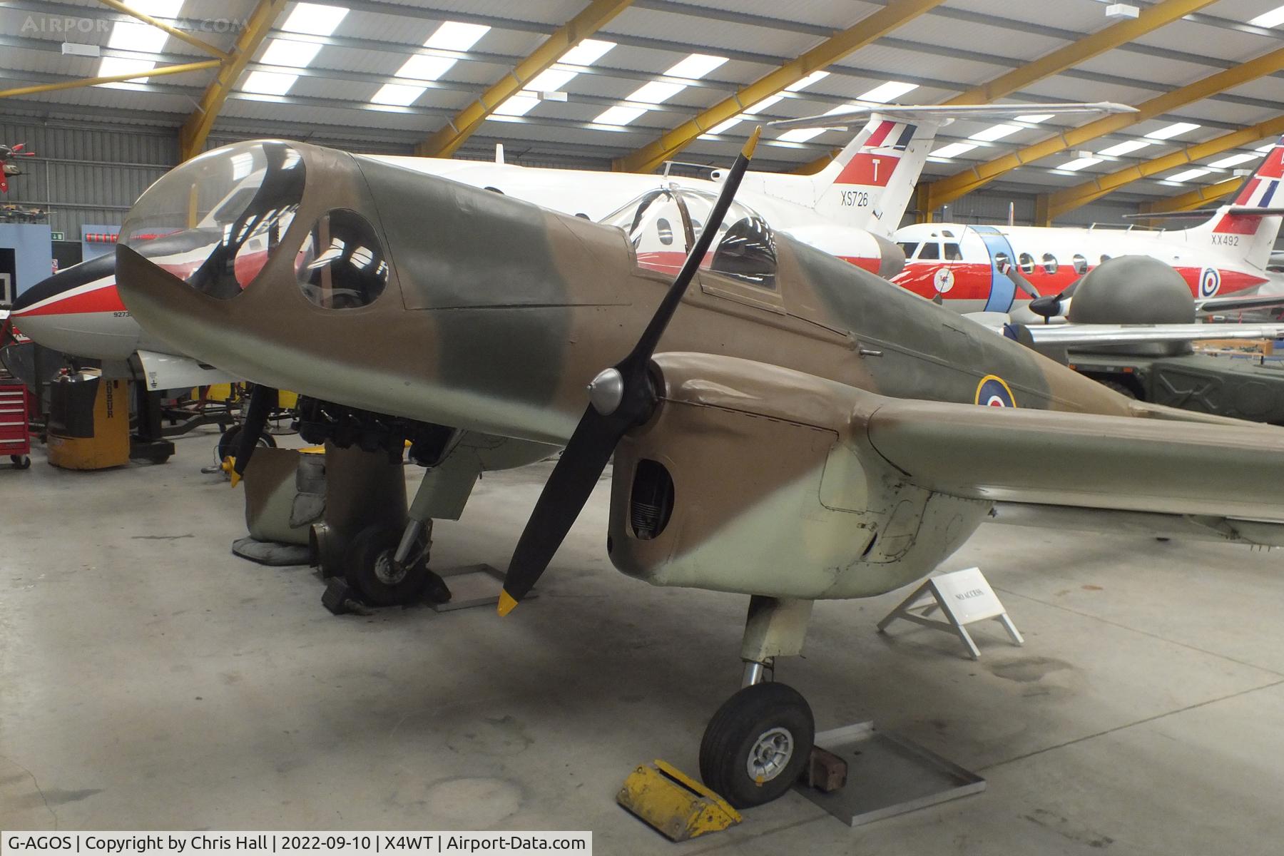 G-AGOS, Reid And Sigrist Ltd RS.4 Desford Trainer C/N 03, Newark Air Museum