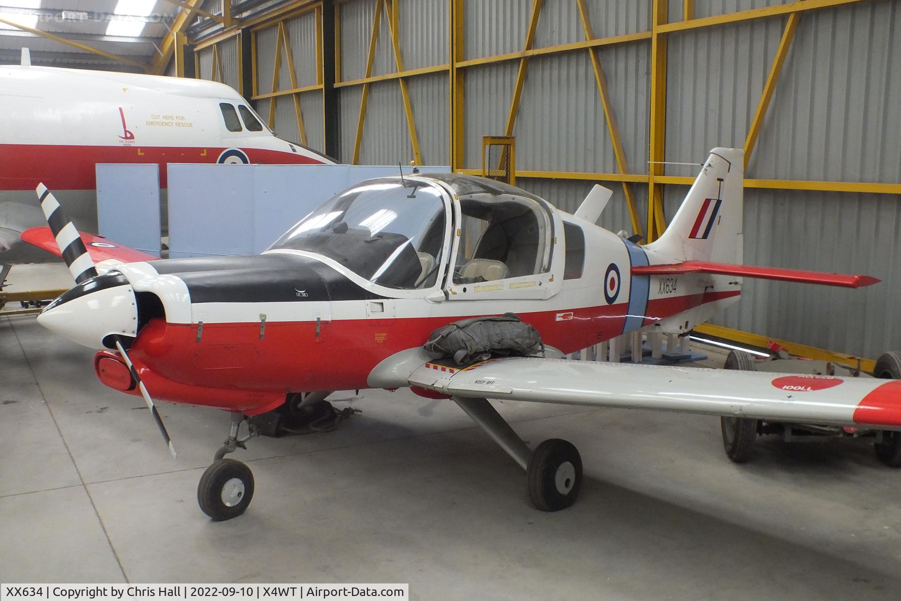 XX634, 1974 Scottish Aviation Bulldog T.1 C/N BH.120/304, Newark Air Museum