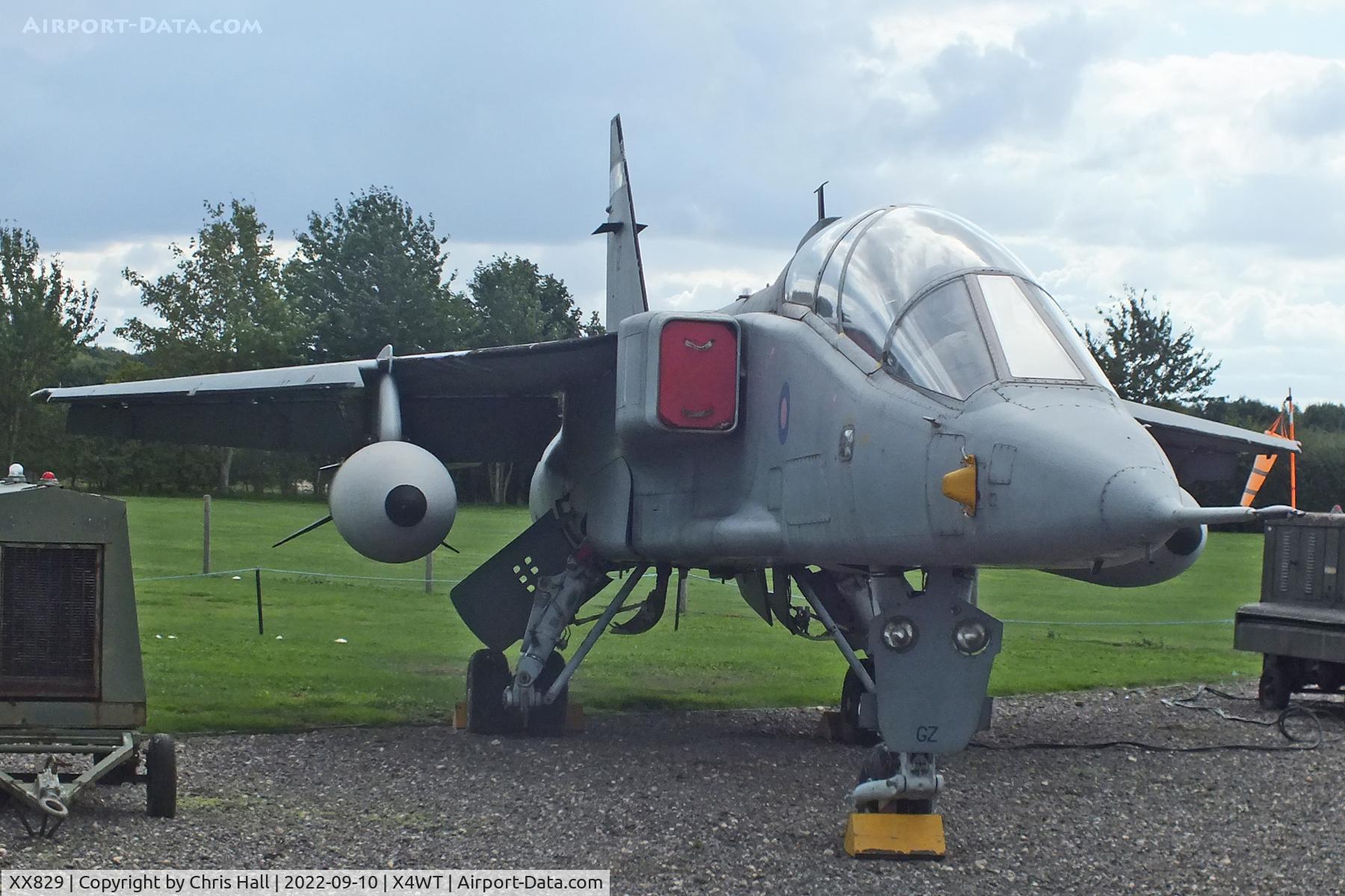XX829, 1974 Sepecat Jaguar T.2A C/N B.17, Newark Air Museum