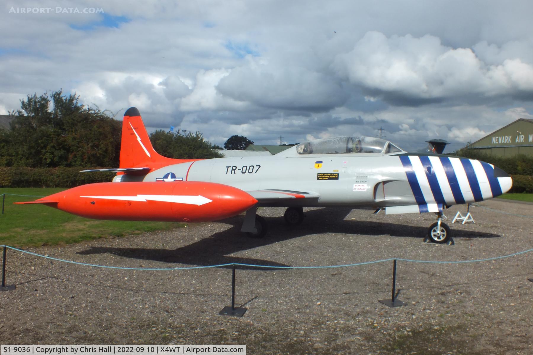 51-9036, 1951 Lockheed T-33A Shooting Star C/N 580-6820, Newark Air Museum