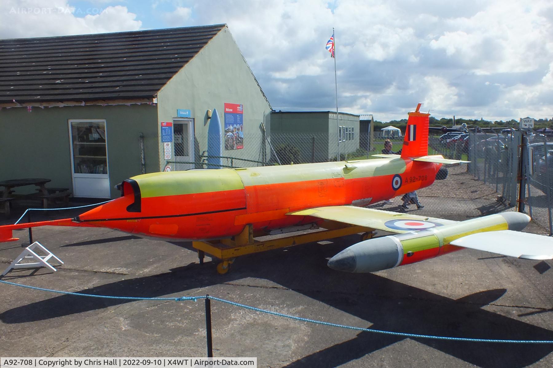 A92-708, GAF Jindivik Mk.203B C/N Not Found A92-708, Newark Air Museum