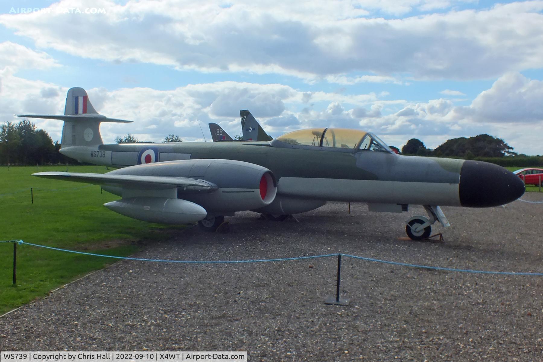WS739, Gloster Meteor NF(T).14 C/N Not found WS739, Newark Air Museum