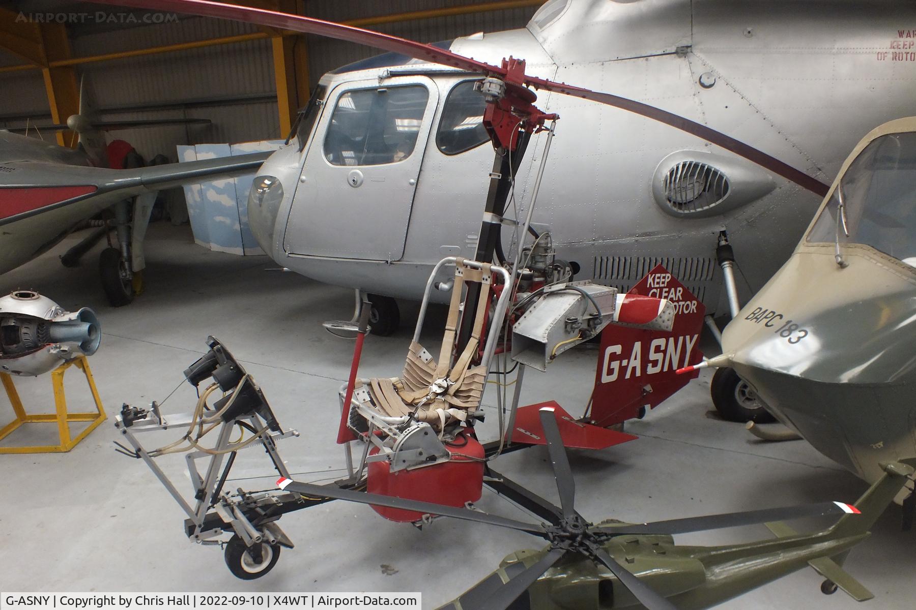 G-ASNY, Bensen B-8 Gyrocopter C/N RCA203, Newark Air Museum