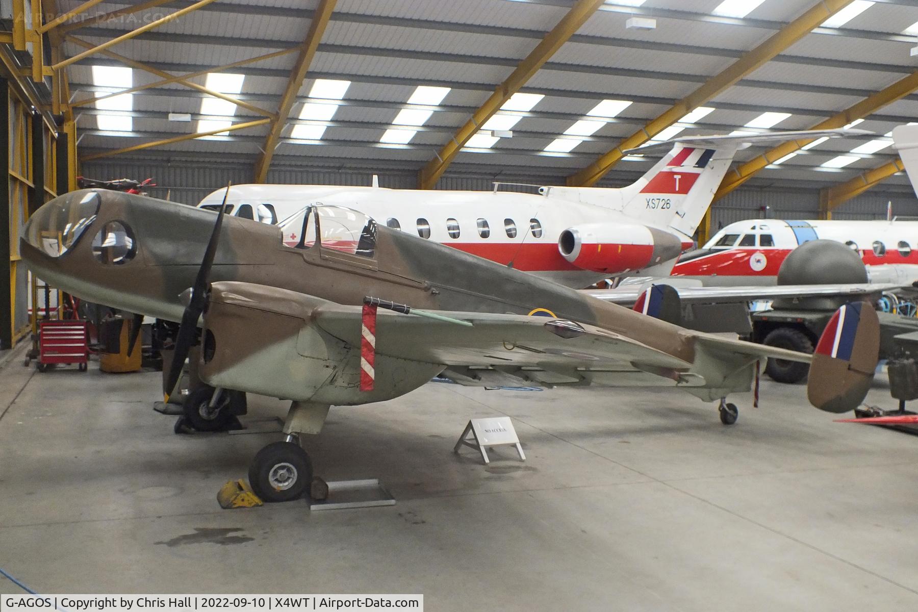 G-AGOS, Reid And Sigrist Ltd RS.4 Desford Trainer C/N 03, Newark Air Museum