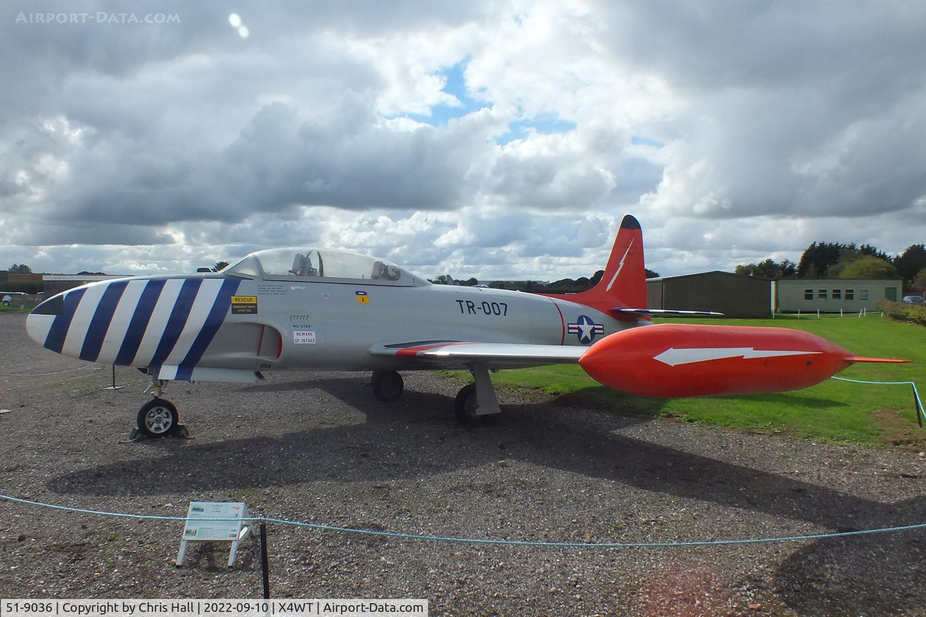 51-9036, 1951 Lockheed T-33A Shooting Star C/N 580-6820, Newark Air Museum