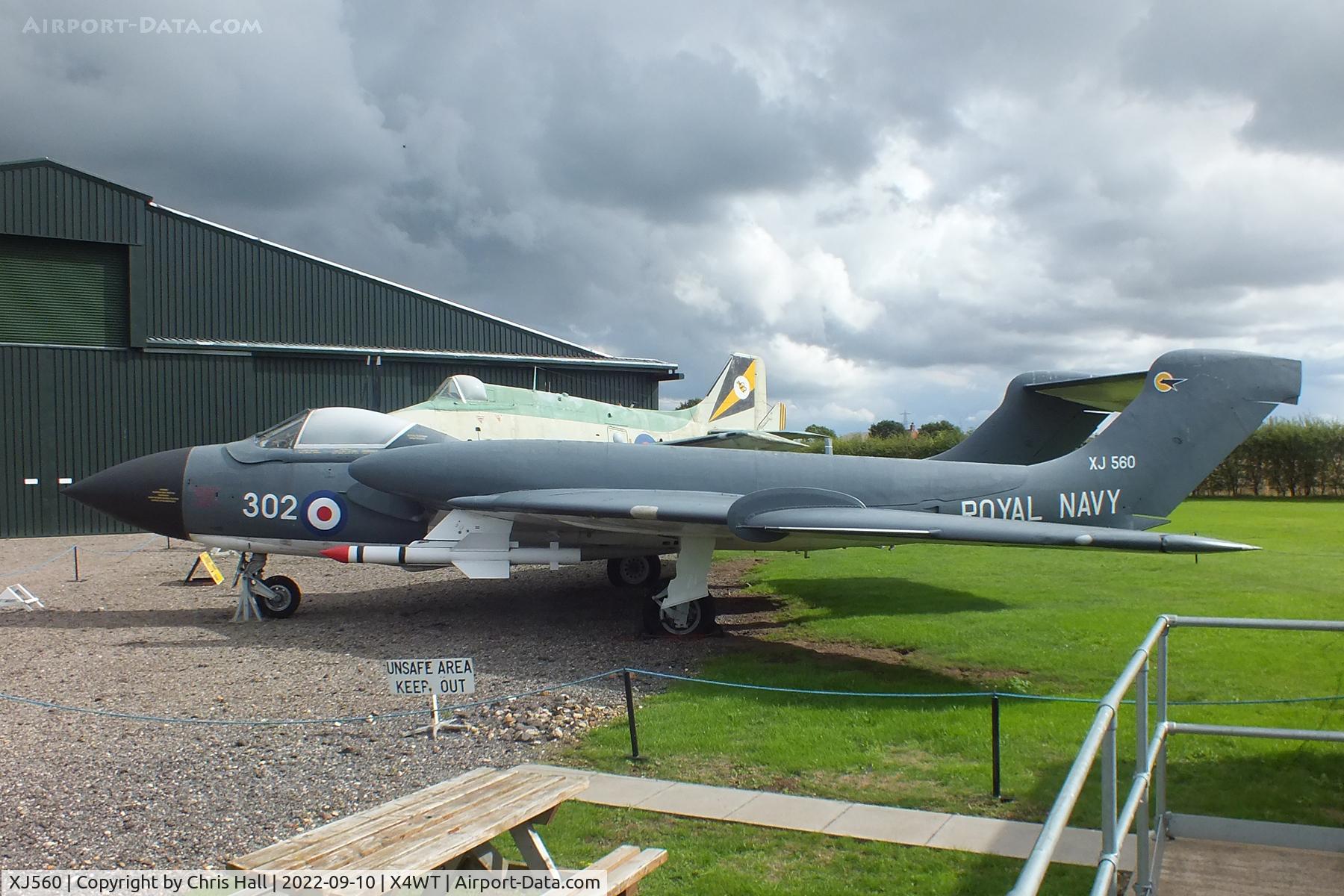 XJ560, De Havilland DH-110 Sea Vixen FAW.2 C/N 10042, Newark Air Museum