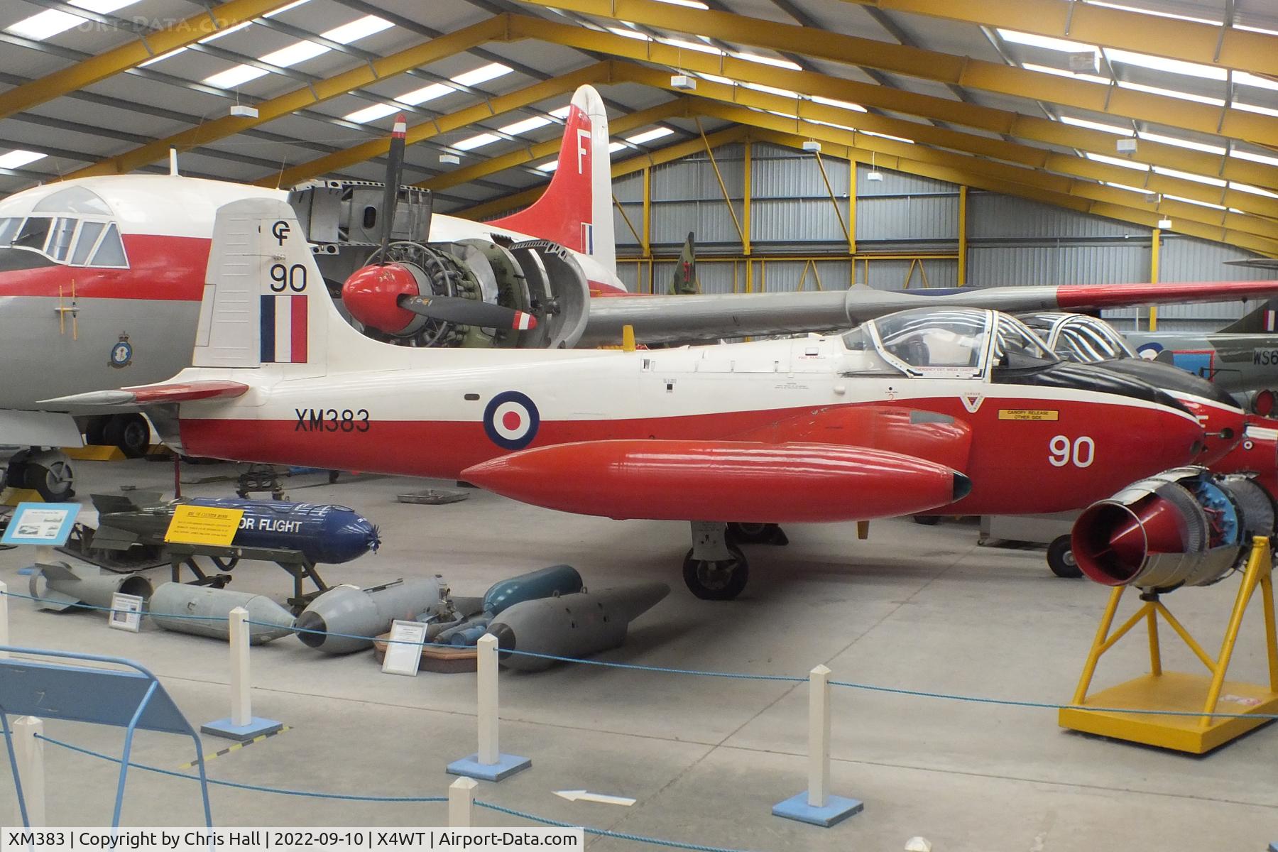 XM383, 1959 Hunting P-84 Jet Provost T.3A C/N PAC/W/6610, Newark Air Museum