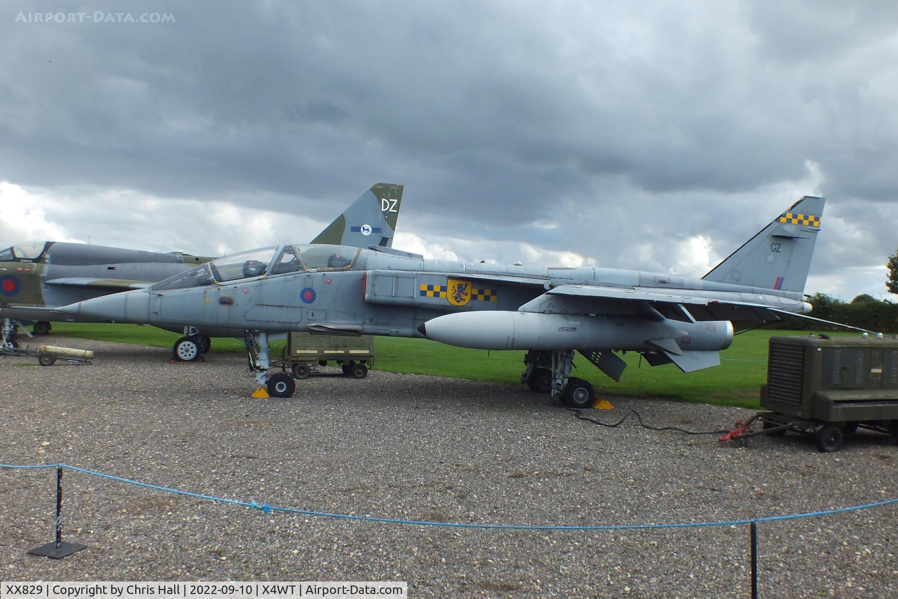 XX829, 1974 Sepecat Jaguar T.2A C/N B.17, Newark Air Museum