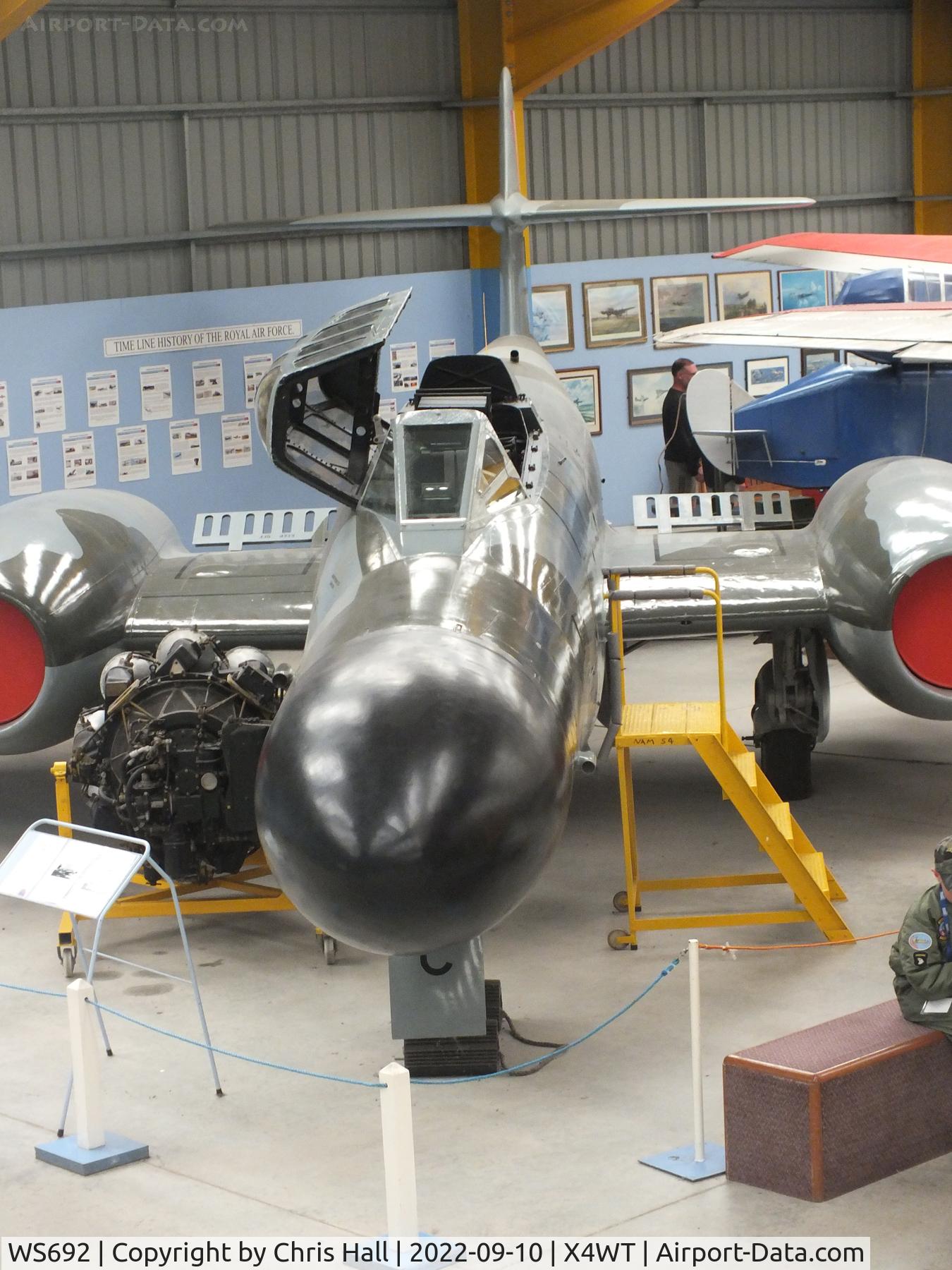 WS692, Gloster Meteor NF.12 C/N Not found WS692, Newark Air Museum