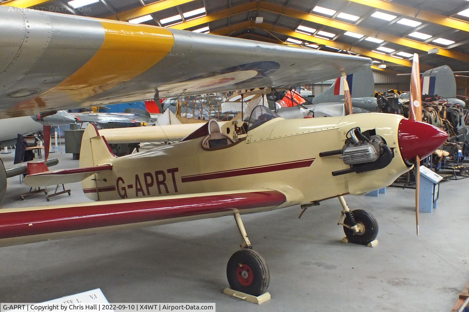 G-APRT, 1959 Taylor JT-1 Monoplane C/N PFA 537, Newark Air Museum