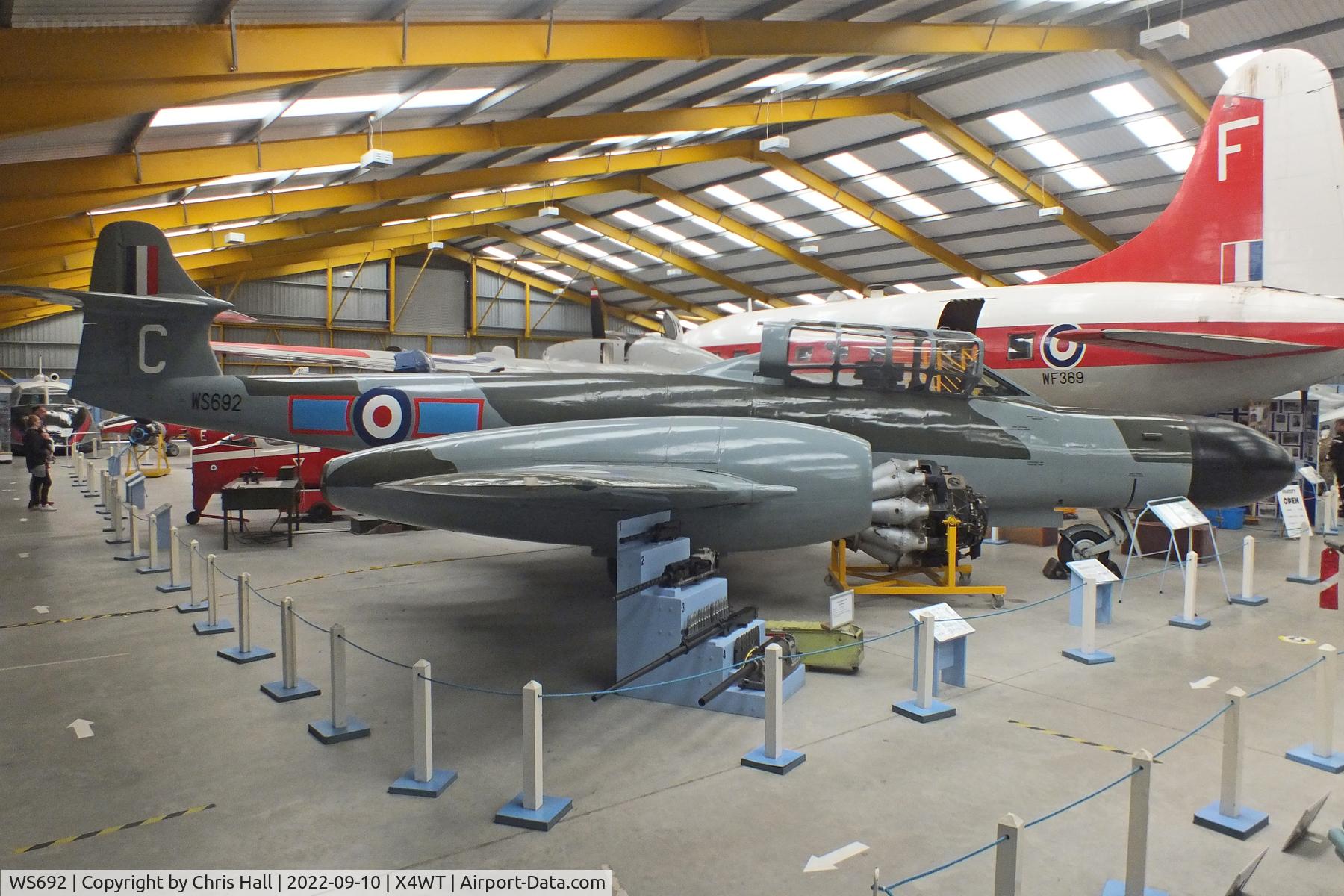 WS692, Gloster Meteor NF.12 C/N Not found WS692, Newark Air Museum