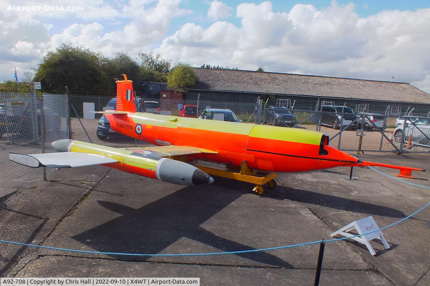 A92-708, GAF Jindivik Mk.203B C/N Not Found A92-708, Newark Air Museum