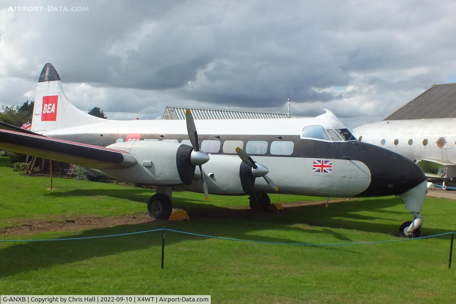 G-ANXB, De Havilland DH-114 Heron1B C/N 14048, Newark Air Museum