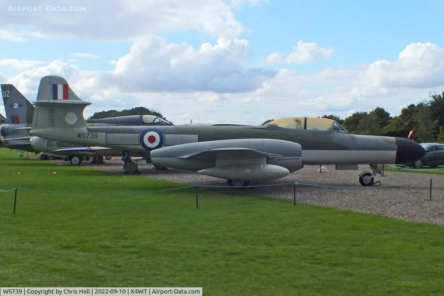 WS739, Gloster Meteor NF(T).14 C/N Not found WS739, Newark Air Museum