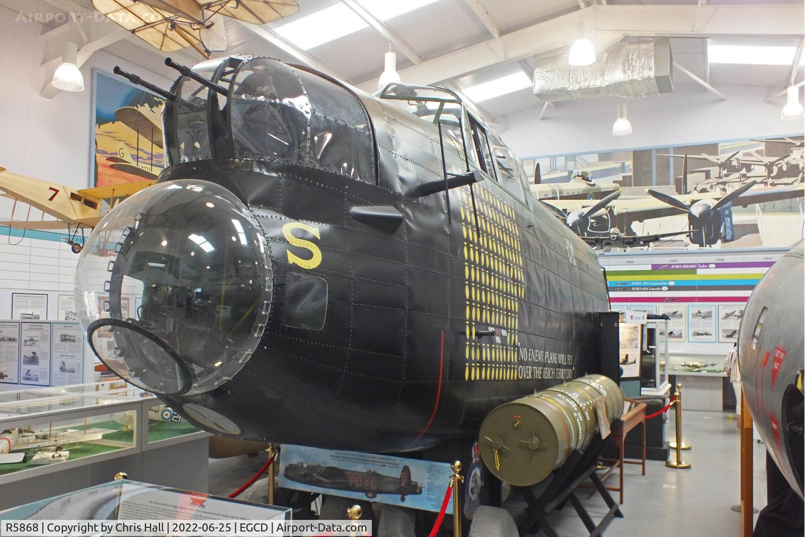 R5868, Avro 683 Lancaster B1 (Replica) C/N none, Avro Aviation Heritage Museum
