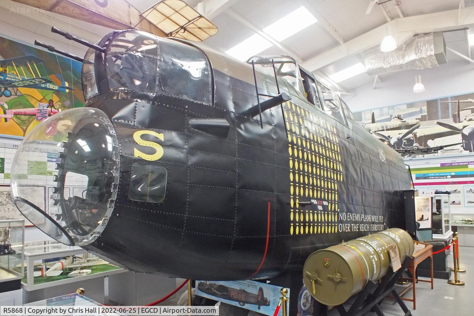 R5868, Avro 683 Lancaster B1 (Replica) C/N none, Avro Aviation Heritage Museum