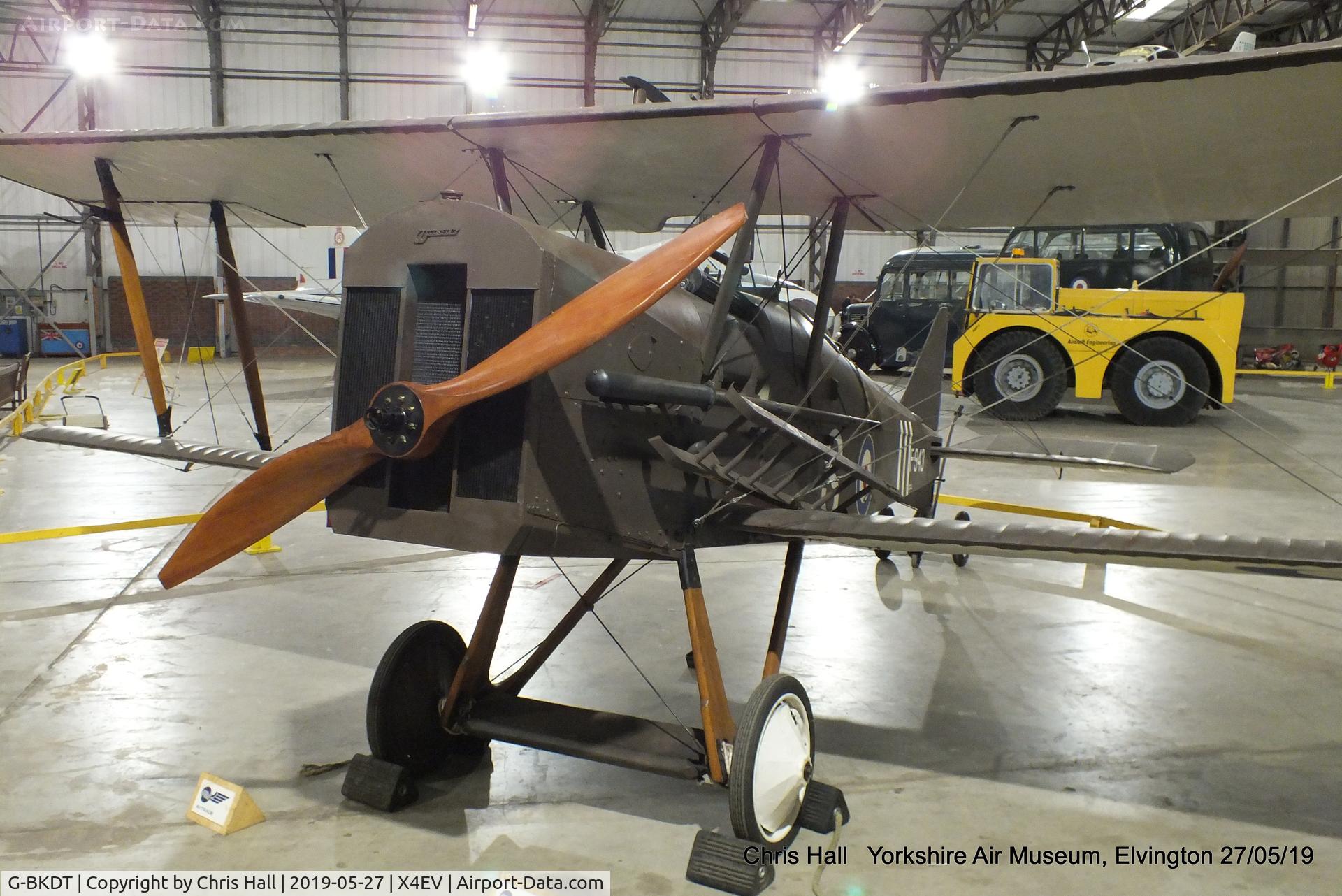 G-BKDT, Royal Aircraft Factory SE-5A Replica C/N 278, Yorkshire Air Museum, Elvington