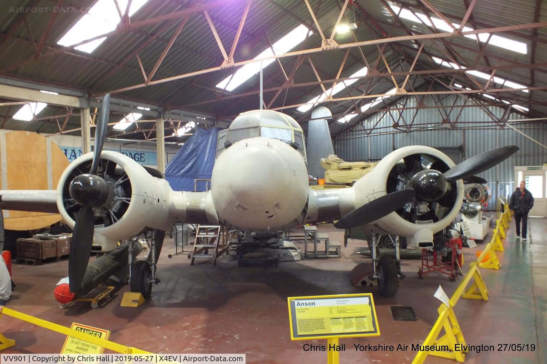 VV901, 1949 Avro 652A Anson T.21 C/N Not found VV901, Yorkshire Air Museum, Elvington
