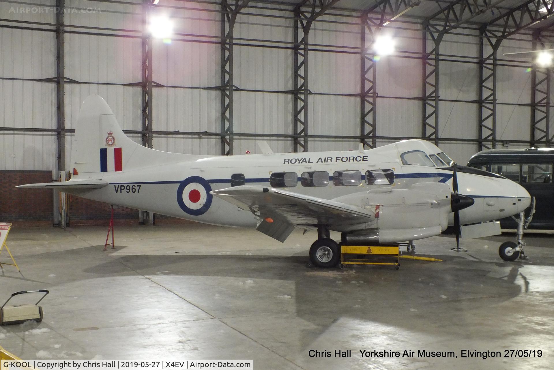 G-KOOL, 1948 De Havilland DH-104 Devon C.2 C/N 04220, Yorkshire Air Museum, Elvington