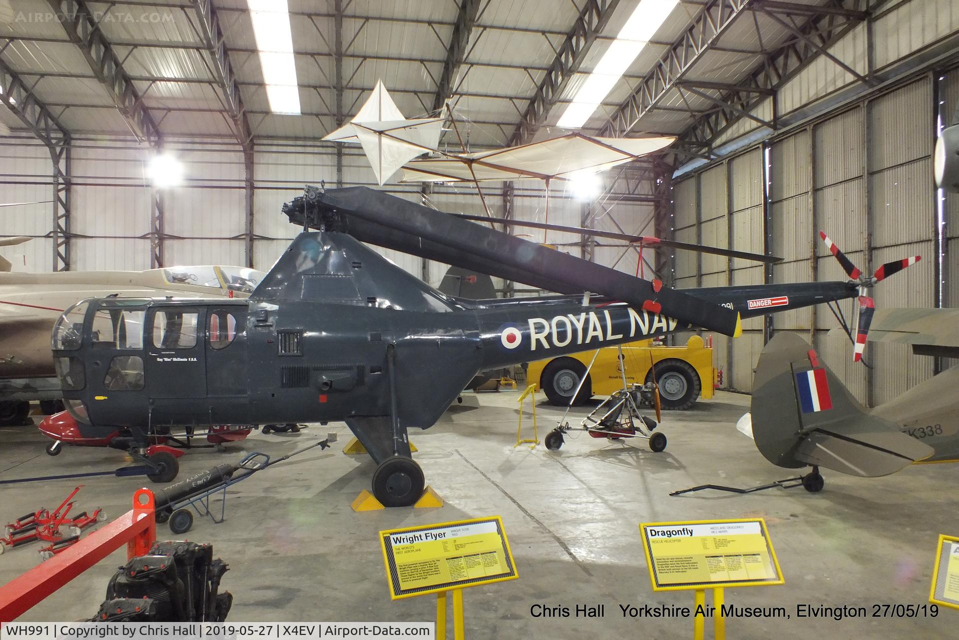 WH991, Westland Dragonfly HR.3 C/N WA/H/67, Yorkshire Air Museum, Elvington