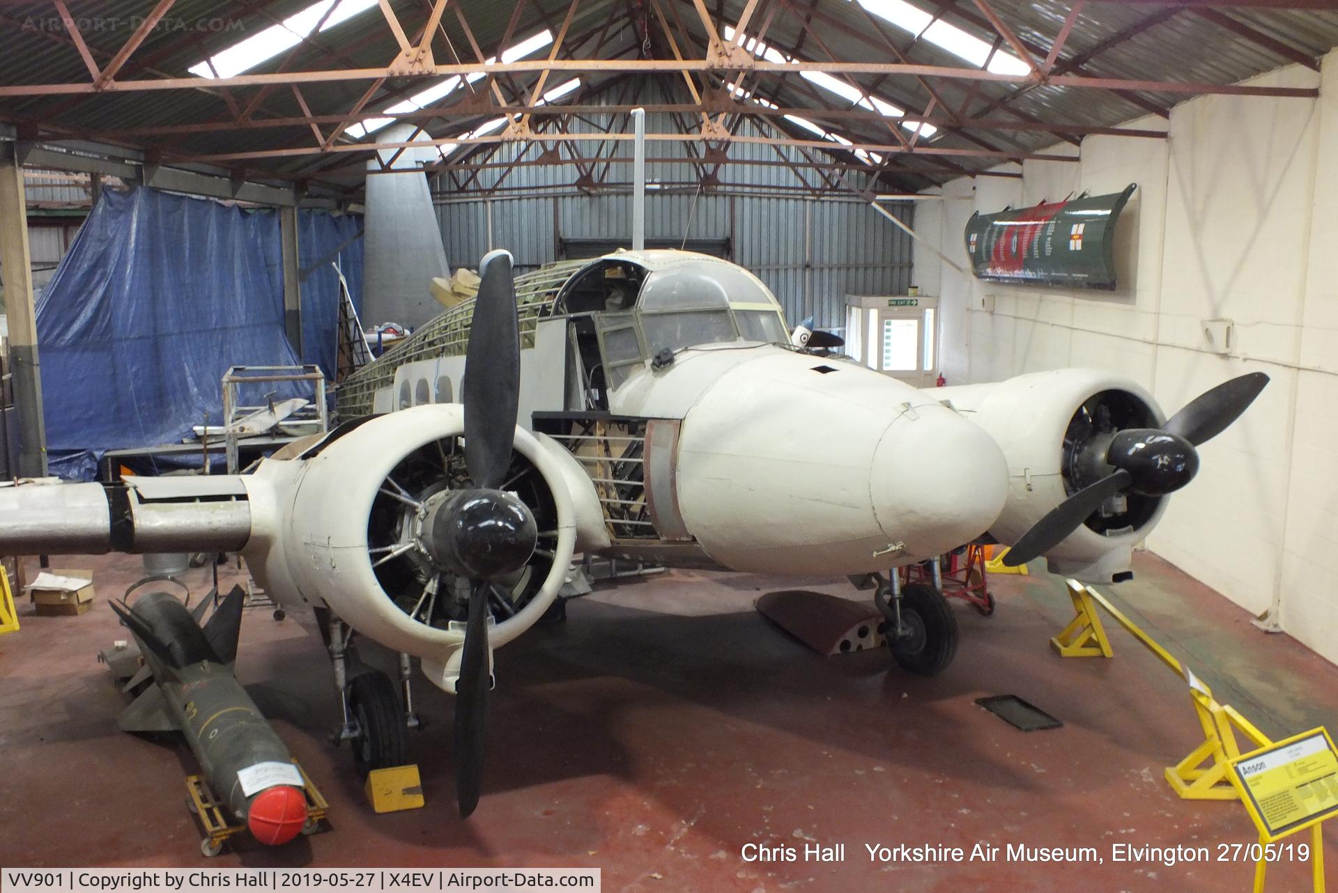 VV901, 1949 Avro 652A Anson T.21 C/N Not found VV901, Yorkshire Air Museum, Elvington