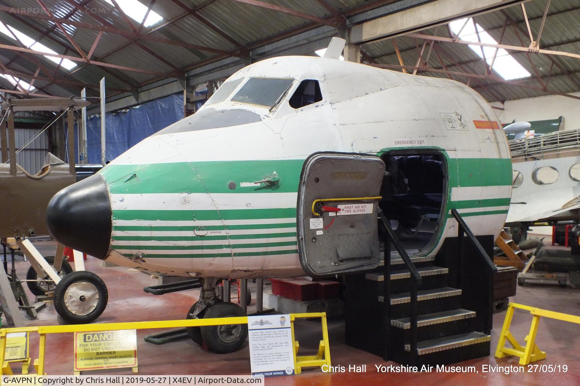 G-AVPN, 1964 Handley Page HPR-7 Herald 213 C/N 176, Yorkshire Air Museum, Elvington
