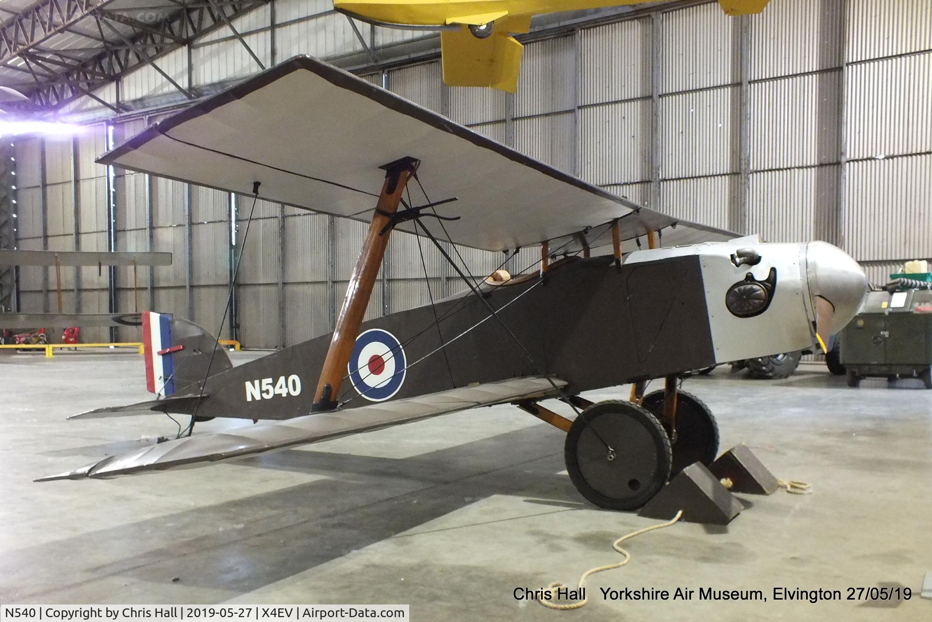 N540, Port Victoria PV8 Eastchurch Kitten replica C/N Not Found - N540, Yorkshire Air Museum, Elvington