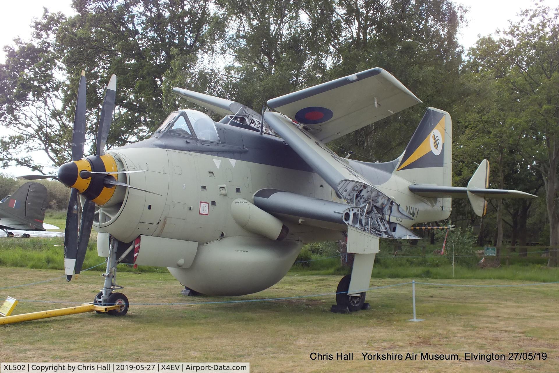 XL502, 1961 Fairey Gannet AEW.3 C/N F9461, Yorkshire Air Museum, Elvington