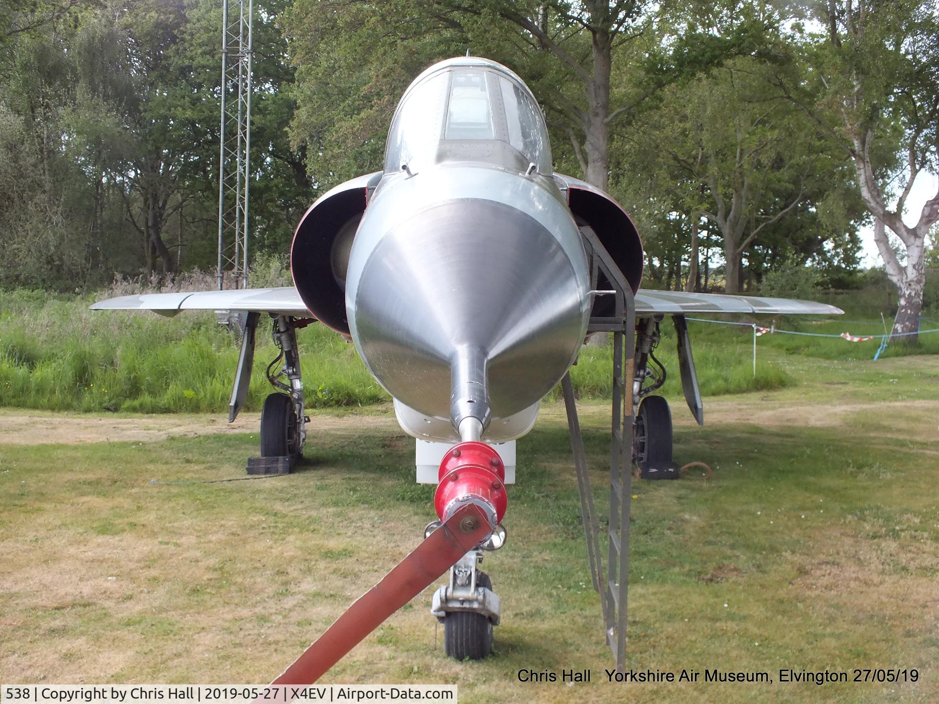 538, Dassault Mirage IIIE C/N 538, Yorkshire Air Museum, Elvington