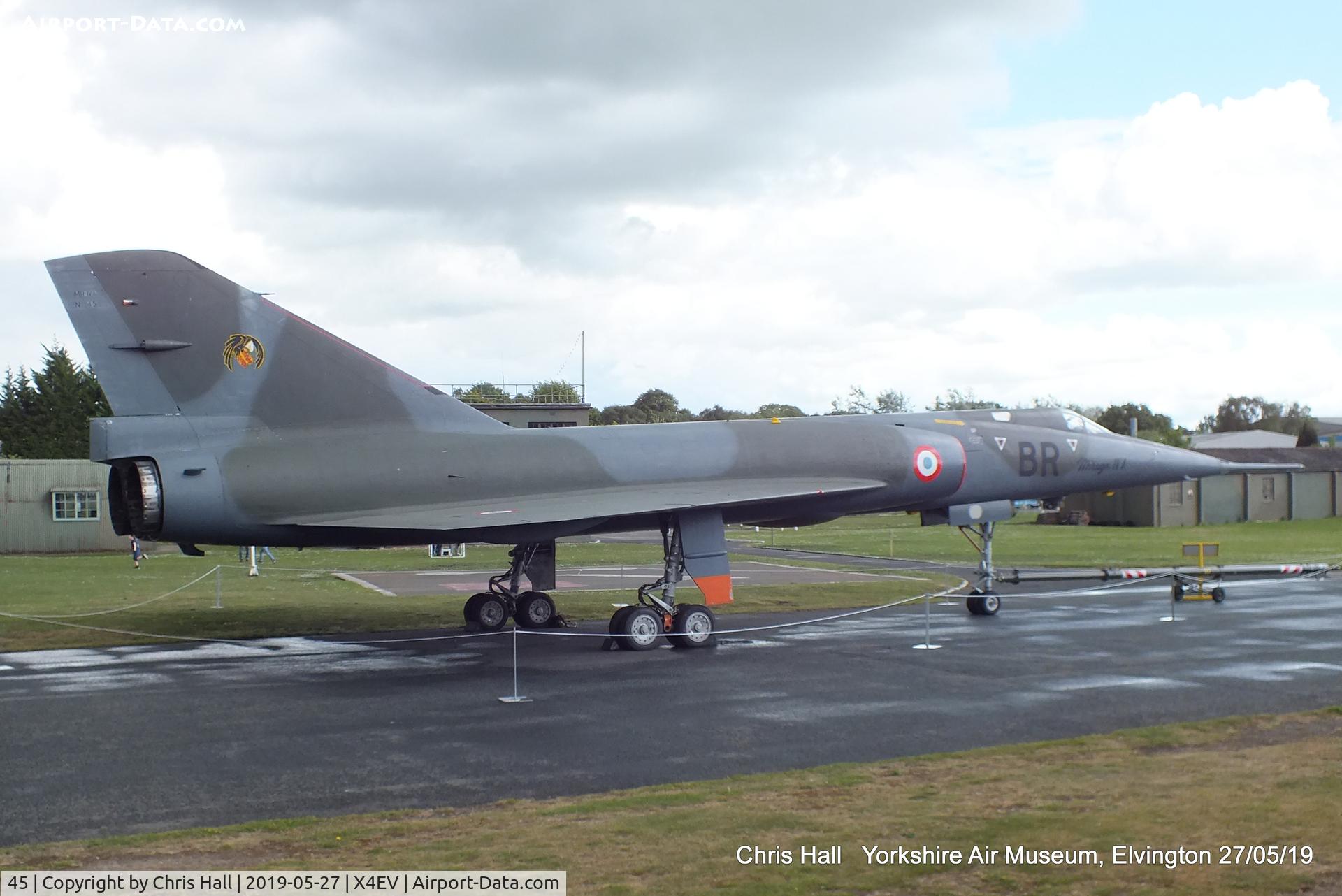 45, 1966 Dassault Mirage IVA C/N 45, Yorkshire Air Museum, Elvington