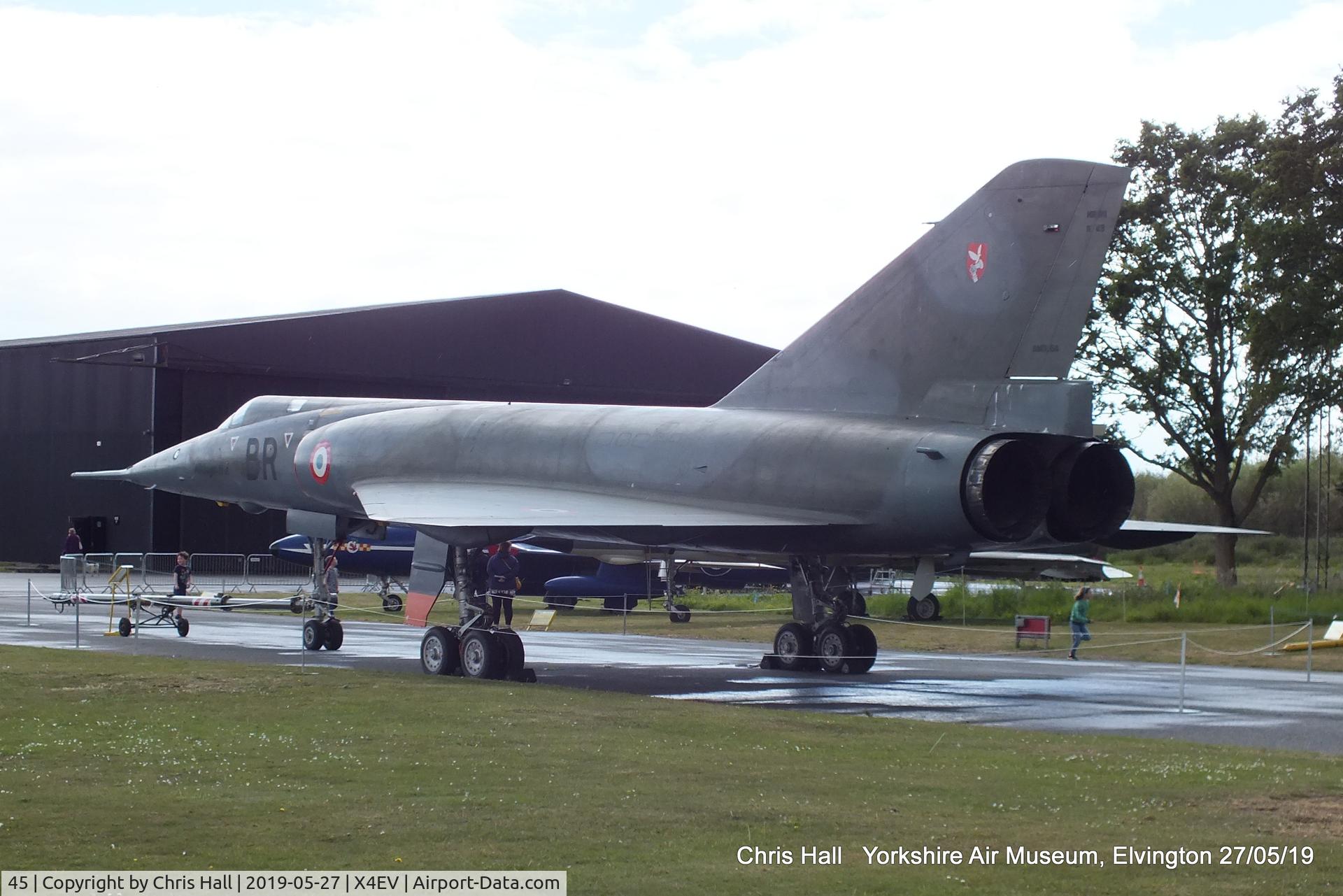 45, 1966 Dassault Mirage IVA C/N 45, Yorkshire Air Museum, Elvington
